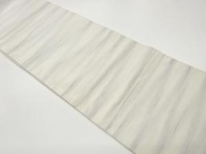 手織り紬変わり横段模様織出し洒落袋帯